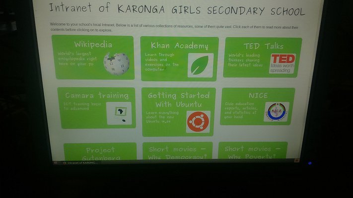Karonga Girls intranet